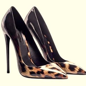 NWOT Ombre Leopard Point Toe Stiletto Heel Pumps
